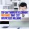 Mistakes that cost 102158